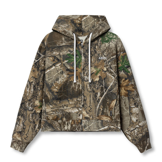 ASRV 0843. Tech Essential™ Distressed Full Zip Hoodie - Realtree® Camo