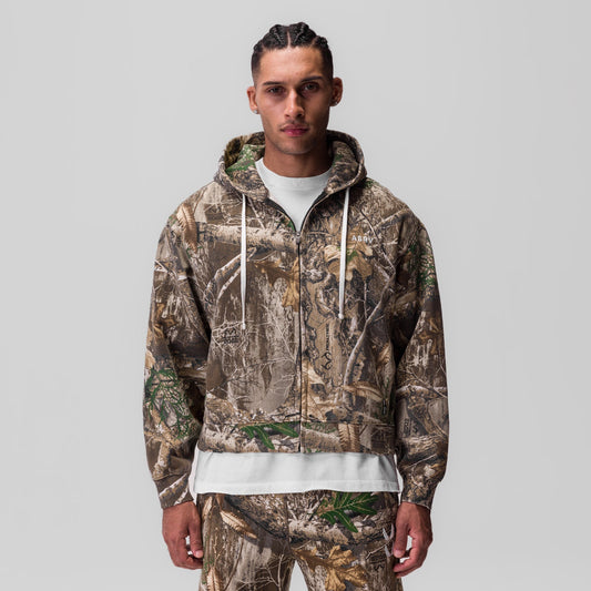 ASRV 0843. Tech Essential™ Distressed Full Zip Hoodie - Realtree® Camo
